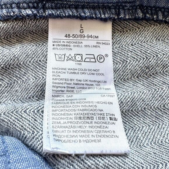 🔃Gap Men’s Blue Skinny Leg Jogger Pants - Picture 9 of 11